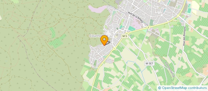 localisation de l'entreprise MONSIEUR ALAIN FOURNIER  COURNONSEC