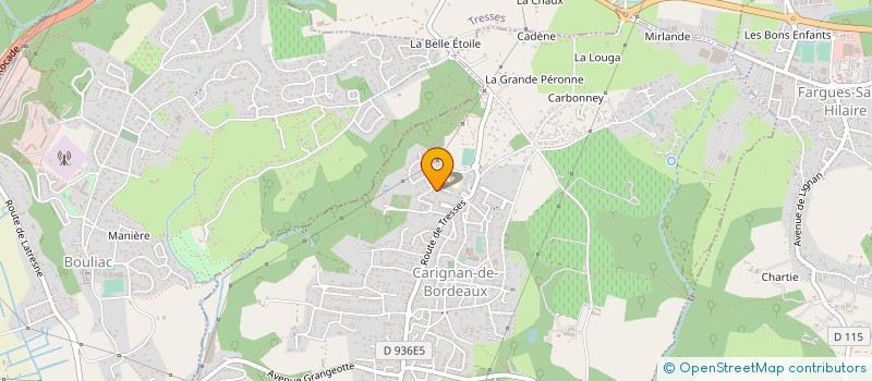 localisation de l'entreprise MONSIEUR ALAIN FOURNIER  CARIGNAN-DE-BORDEAUX