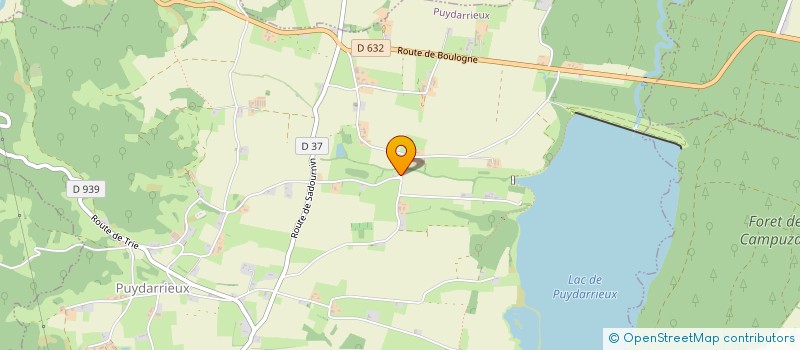 localisation de l'entreprise MONSIEUR ALAIN FOURQUET  PUYDARRIEUX