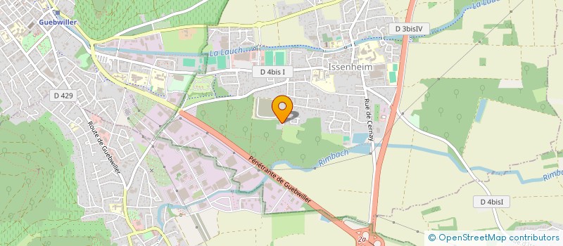 localisation de l'entreprise MONSIEUR ALAIN FOUSSE  ISSENHEIM