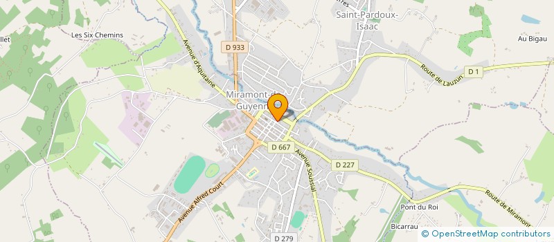 localisation de l'entreprise MONSIEUR ALAIN FRAMARIN  MOUSTIER