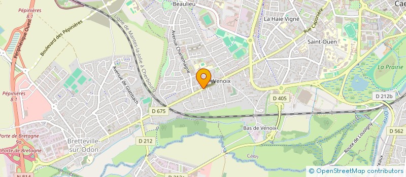 localisation de l'entreprise MONSIEUR ALAIN FRANCKEN à CAEN