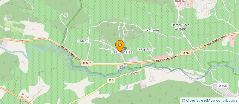 localisation de l'entreprise MONSIEUR ALAIN FRANCOIS  BRIGNOLES