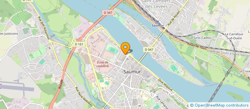 localisation de l'entreprise MONSIEUR ALAIN FRANCQUEVILLE  SAUMUR