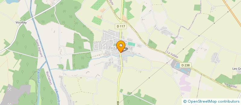 localisation de l'entreprise MONSIEUR ALAIN FRAUDEAU  TRIZAY