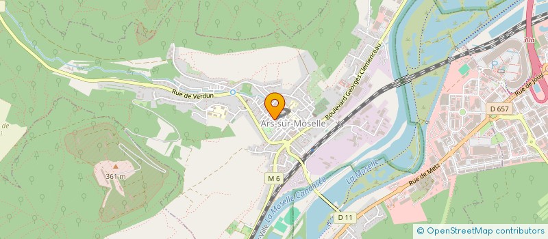 localisation de l'entreprise MONSIEUR ALAIN FRECHIN à ARS-SUR-MOSELLE