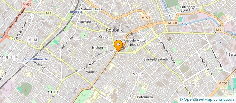 localisation de l'entreprise MONSIEUR ALAIN FREMEAUX  ROUBAIX