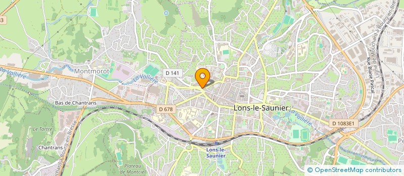 localisation de l'entreprise MONSIEUR ALAIN FRETIER à LONS-LE-SAUNIER