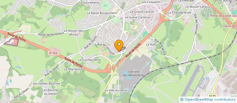 localisation de l'entreprise MONSIEUR ALAIN FRETIER à BOUGUENAIS