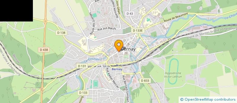 localisation de l'entreprise MONSIEUR ALAIN FREZEL à BERNAY