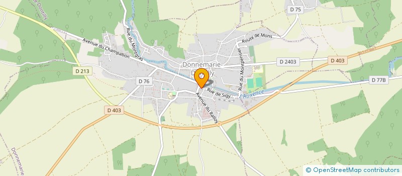 localisation de l'entreprise MONSIEUR ALAIN FREZQUIN à DONNEMARIE-DONTILLY