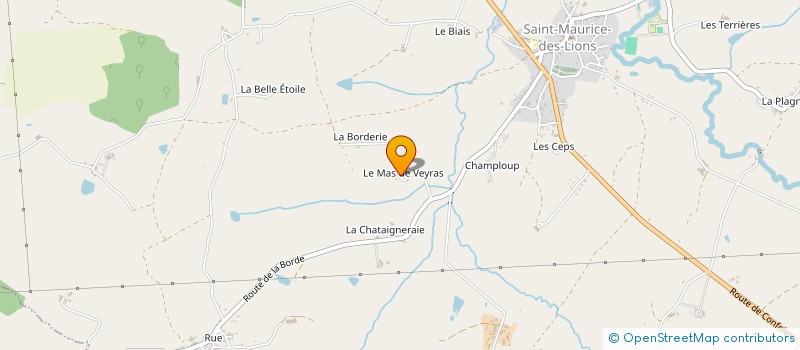 localisation de l'entreprise MONSIEUR ALAIN FRICARD à SAINT-MAURICE-DES-LIONS