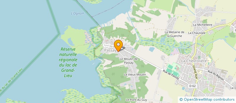 localisation de l'entreprise MONSIEUR ALAIN FRIN  LA CHEVROLIERE