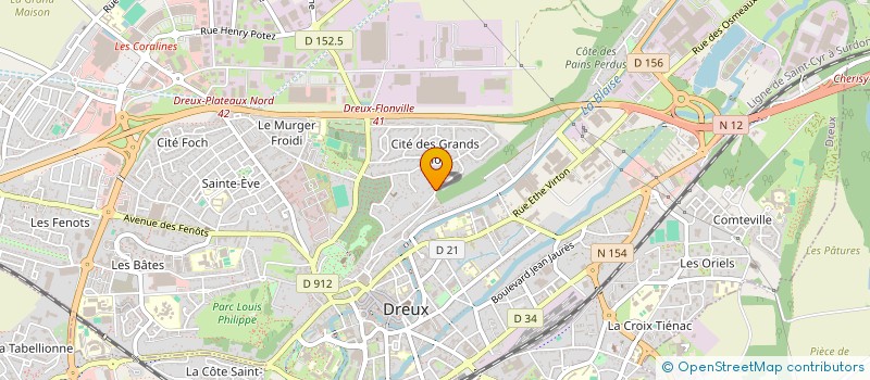 localisation de l'entreprise MONSIEUR ALAIN FRISON à DREUX