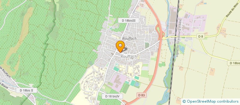 localisation de l'entreprise MONSIEUR ALAIN FROMM  ROUFFACH