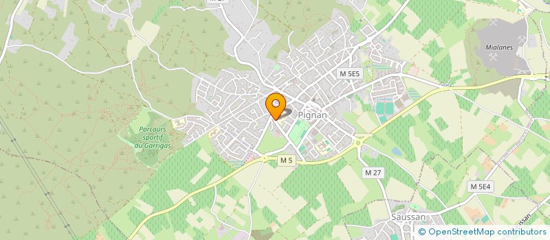localisation de l'entreprise MONSIEUR ALAIN FROUIN à PIGNAN