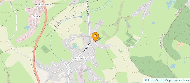 localisation de l'entreprise MONSIEUR ALAIN FUNFSCHILLING  HAMBACH