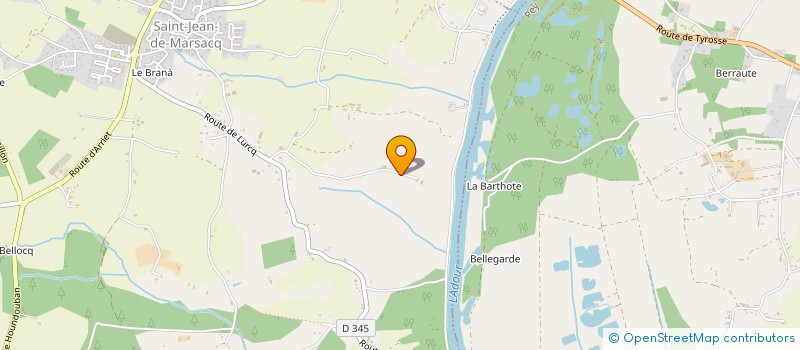 localisation de l'entreprise MONSIEUR ALAIN GABARRUS  SAINT-JEAN-DE-MARSACQ