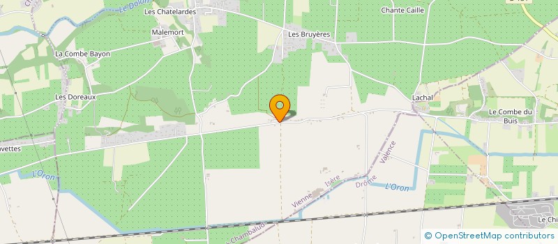 localisation de l'entreprise MONSIEUR ALAIN GABELLE  BOUGE-CHAMBALUD