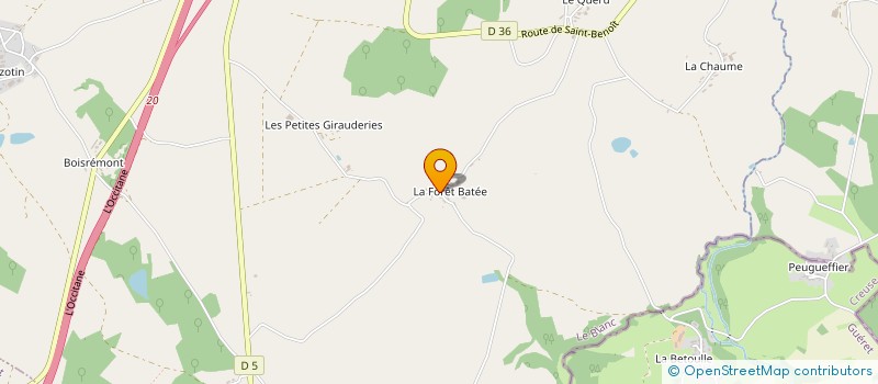 localisation de l'entreprise MONSIEUR ALAIN GABILLON à PARNAC