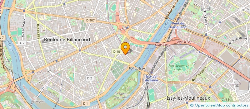 localisation de l'entreprise MONSIEUR ALAIN GABORIT à BOULOGNE-BILLANCOURT