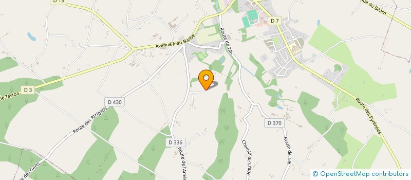 localisation de l'entreprise MONSIEUR ALAIN-GABRIEL MARQUEVIELLE  POMAREZ