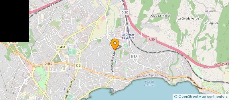 localisation de l'entreprise MONSIEUR ALAIN-GABRIEL NIETO à LA CIOTAT