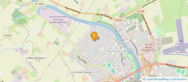 localisation de l'entreprise MONSIEUR ALAIN GAEREMYNCK à WAMBRECHIES