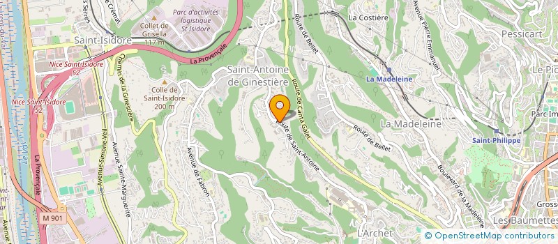 localisation de l'entreprise MONSIEUR ALAIN GAGNIEUX à NICE