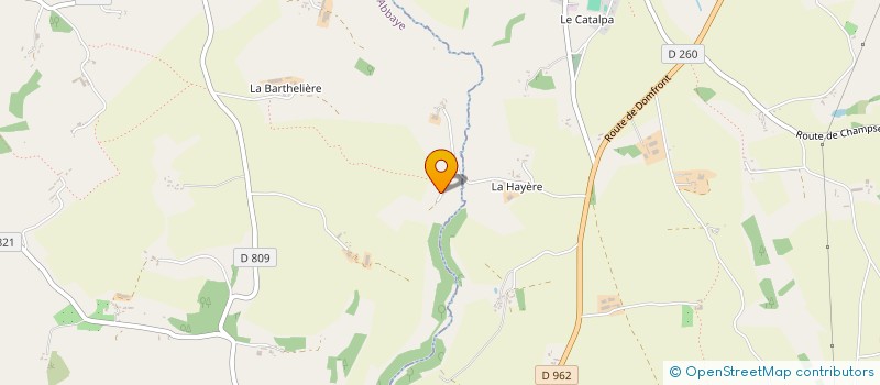 localisation de l'entreprise MONSIEUR ALAIN GAHERY à LONLAY L'ABBAYE