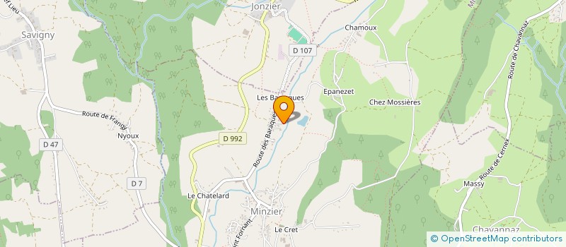 localisation de l'entreprise MONSIEUR ALAIN GAILLARD à MINZIER