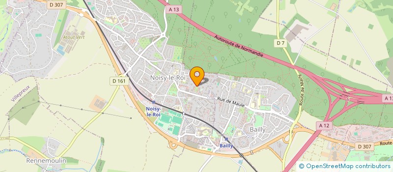 localisation de l'entreprise MONSIEUR ALAIN GAILLARD à NOISY-LE-ROI