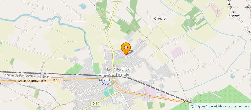 localisation de l'entreprise MONSIEUR ALAIN GAILLOUSTE  MONTBETON