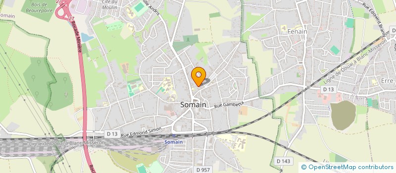 localisation de l'entreprise MONSIEUR ALAIN GAINETDINOFF  SOMAIN