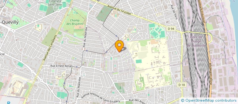 localisation de l'entreprise MONSIEUR ALAIN GAJO  SOTTEVILLE-LES-ROUEN