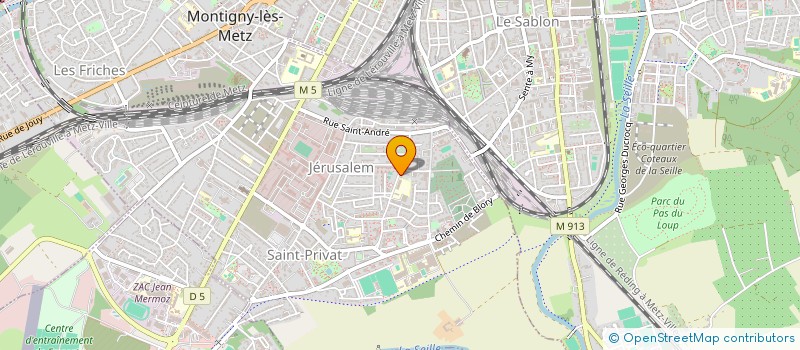 localisation de l'entreprise MONSIEUR ALAIN GAKUBA  MONTIGNY-LES-METZ