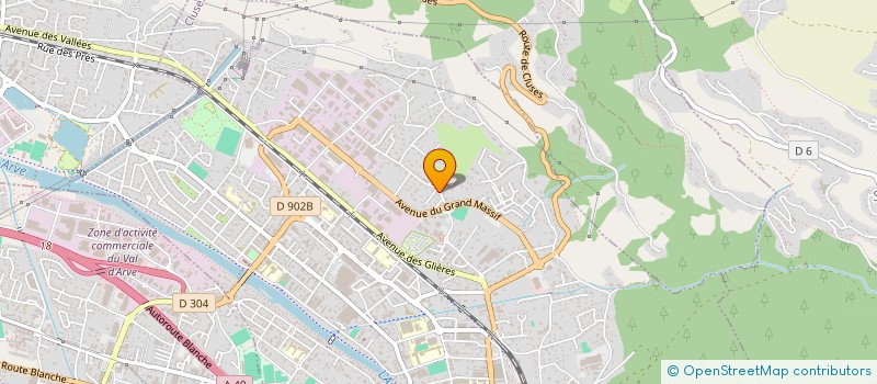 localisation de l'entreprise MONSIEUR ALAIN GANDER  CLUSES