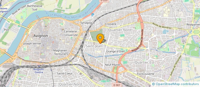 localisation de l'entreprise MONSIEUR ALAIN GANDON  AVIGNON