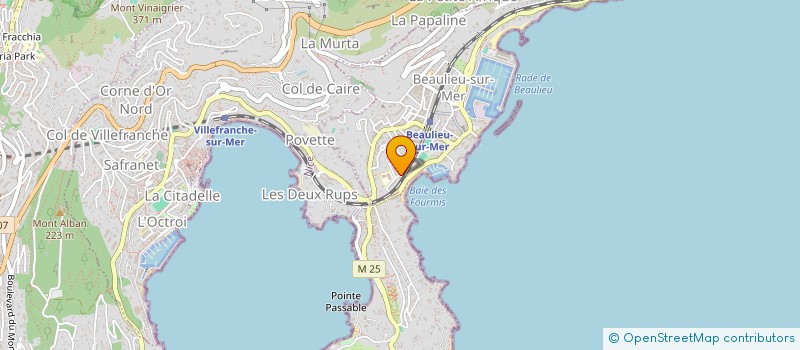 localisation de l'entreprise MONSIEUR ALAIN GANOVELLI  BEAULIEU-SUR-MER