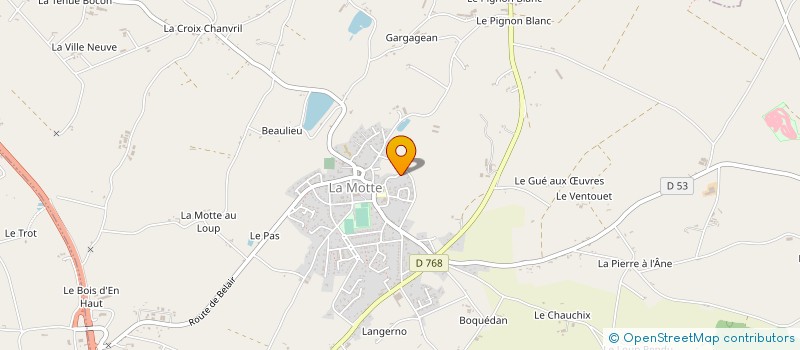 localisation de l'entreprise MONSIEUR ALAIN GAPIHAN à LA MOTTE