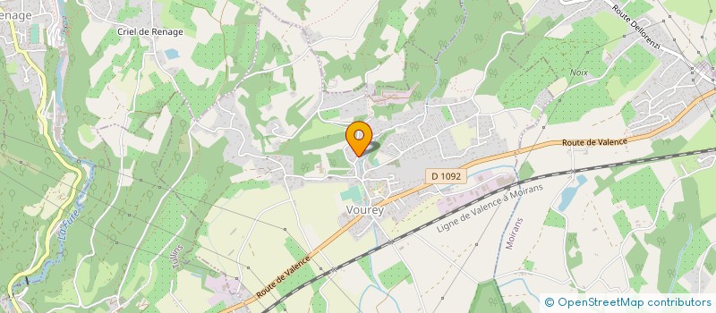 localisation de l'entreprise MONSIEUR ALAIN GARCIA  VOUREY