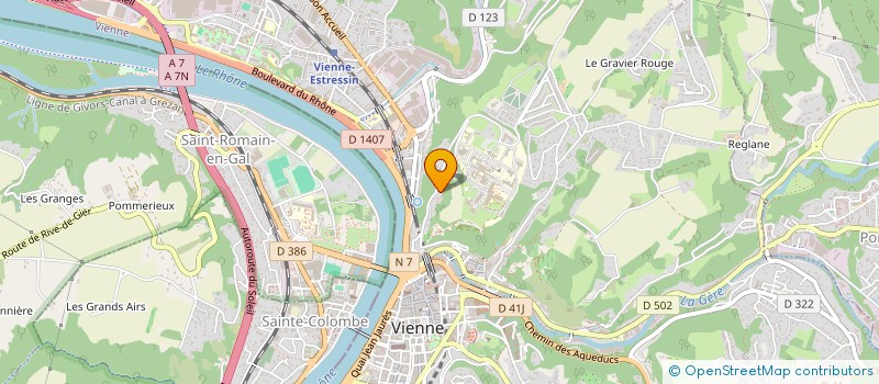 localisation de l'entreprise MONSIEUR ALAIN GARLAN  VIENNE