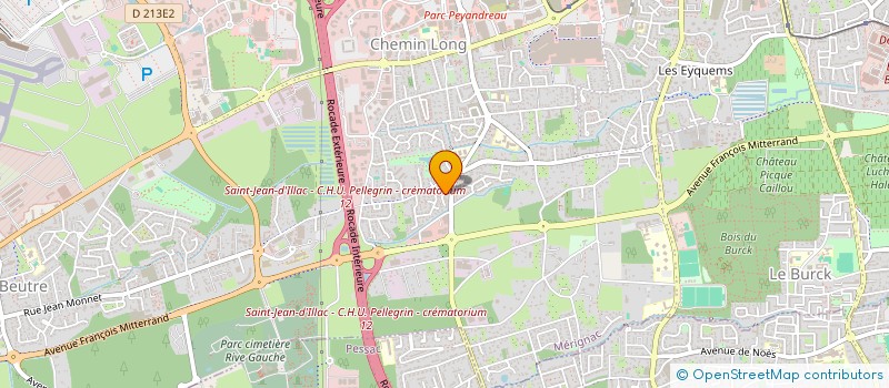 localisation de l'entreprise MONSIEUR ALAIN GARNIER  MERIGNAC