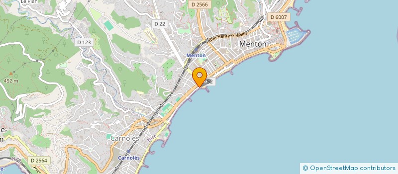 localisation de l'entreprise MONSIEUR ALAIN GARNIER à MENTON