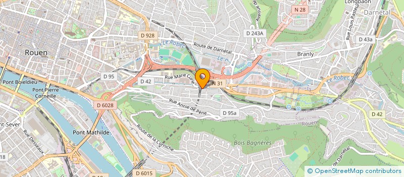 localisation de l'entreprise MONSIEUR ALAIN GAROT à ROUEN