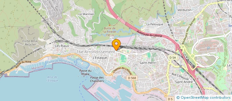 localisation de l'entreprise MONSIEUR ALAIN GARREC à MARSEILLE