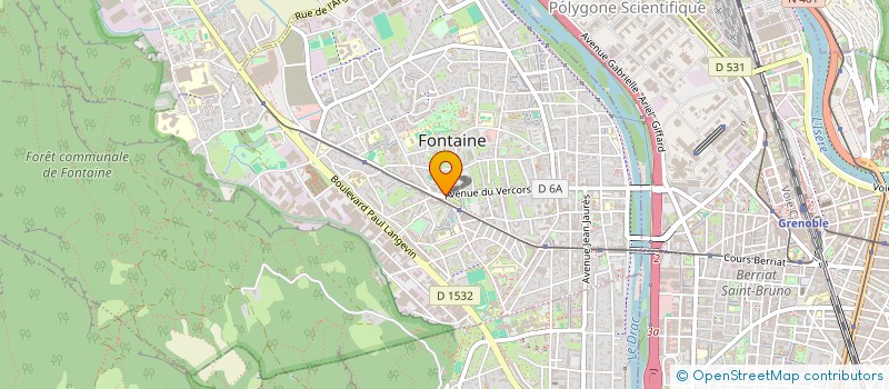 localisation de l'entreprise MONSIEUR ALAIN GARRIGA  FONTAINE
