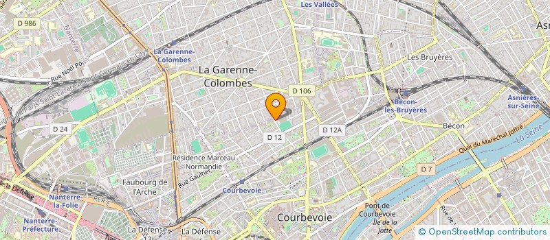 localisation de l'entreprise MONSIEUR ALAIN GARRIVET à COURBEVOIE