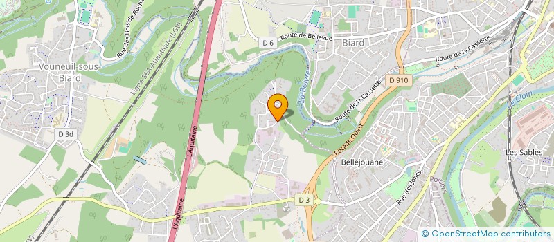 localisation de l'entreprise MONSIEUR ALAIN GASCHET  VOUNEUIL-SOUS-BIARD