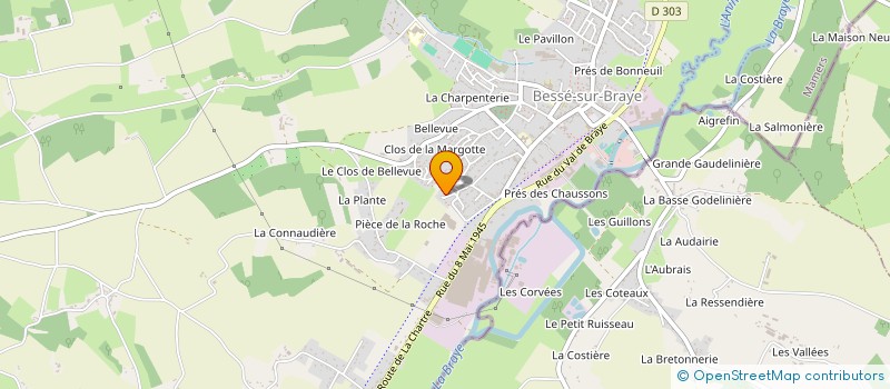 localisation de l'entreprise MONSIEUR ALAIN GASIGLIA  LOIR EN VALLEE